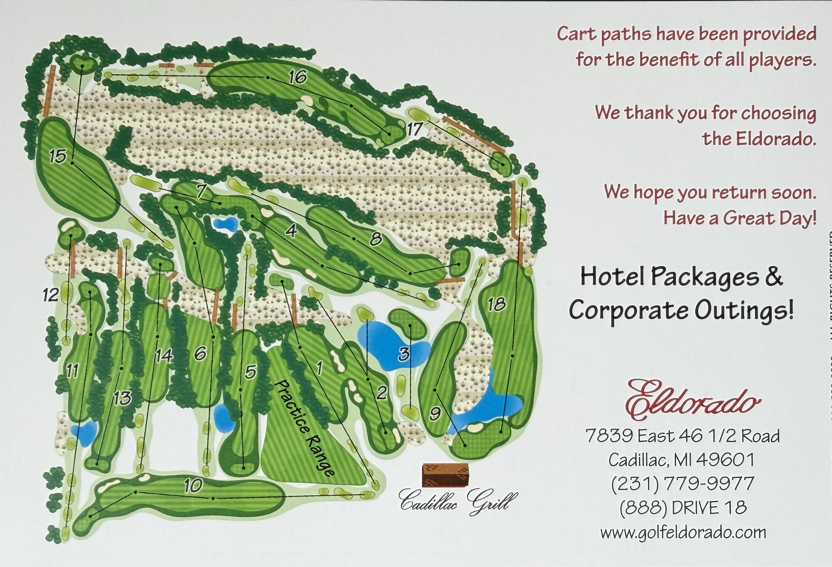 El Dorado GC scorecard